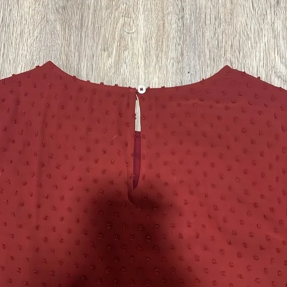 J.Crew Ruffle Front Top In Clip Dot​ - Picture 8 of 14